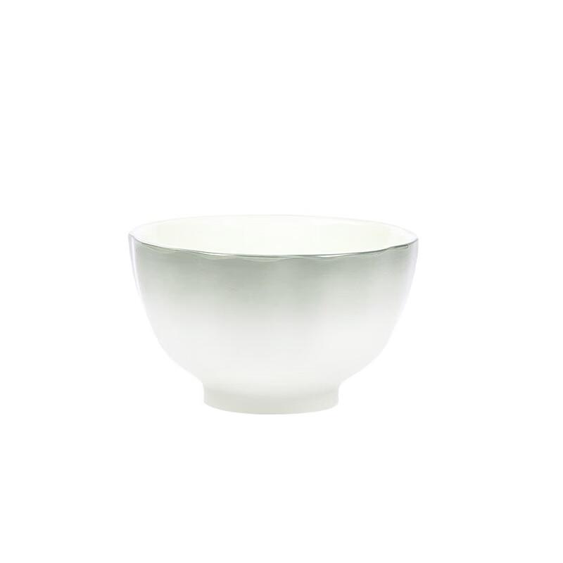 Kangmo Gradient Green Underglaze Ceramic Rice Bowl