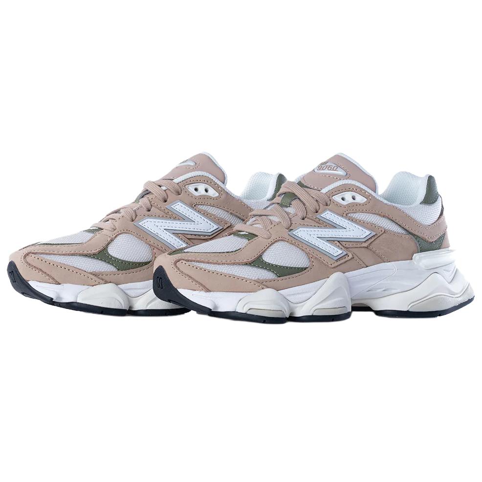 New Balance NB 9060 Running Shoes Unisex Light Khaki White U90606BI