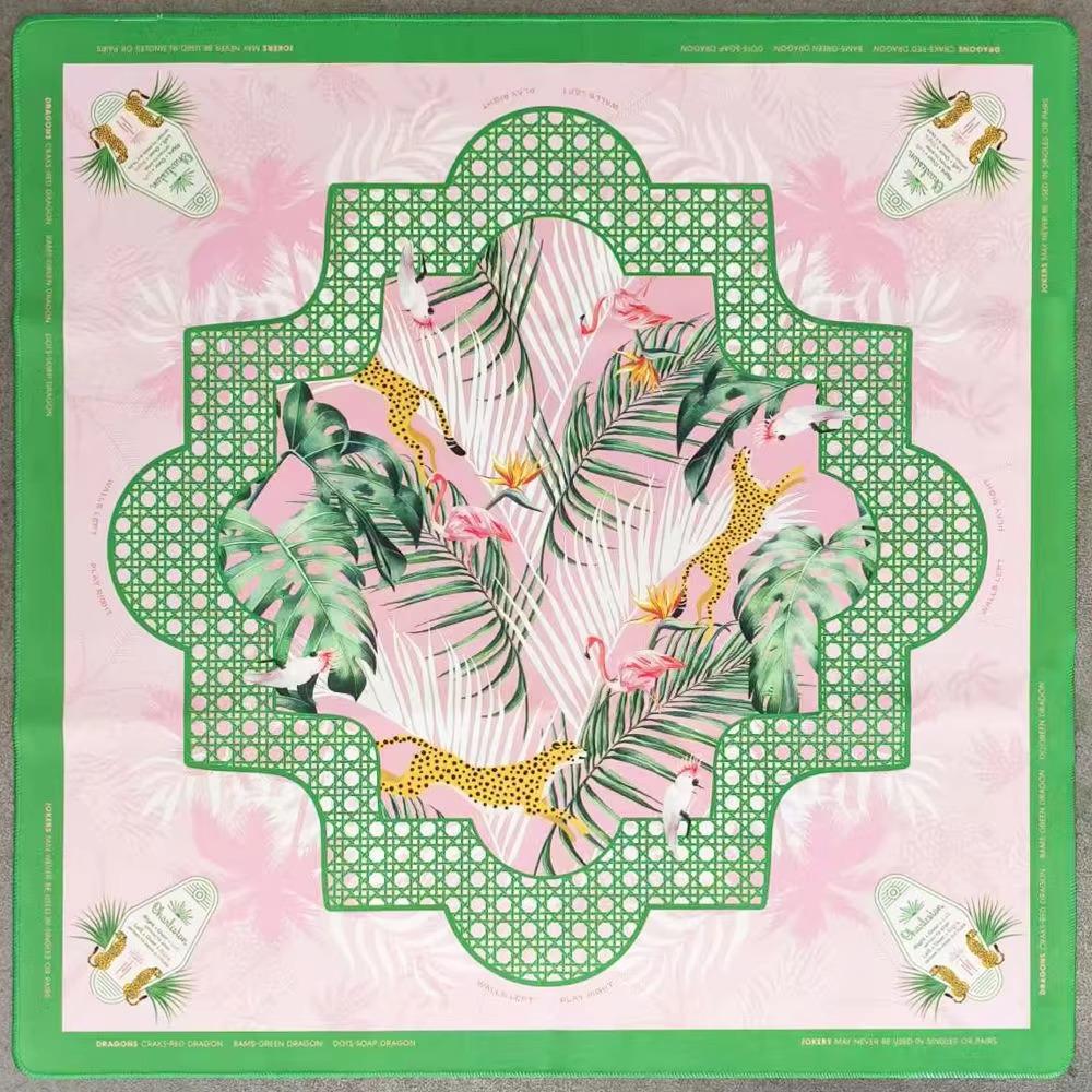 Original Design Modern Halloween Rubber Mahjong Mat Non-Slip Anti-Scratch Foldable Waterproof Eco-Friendly Durable