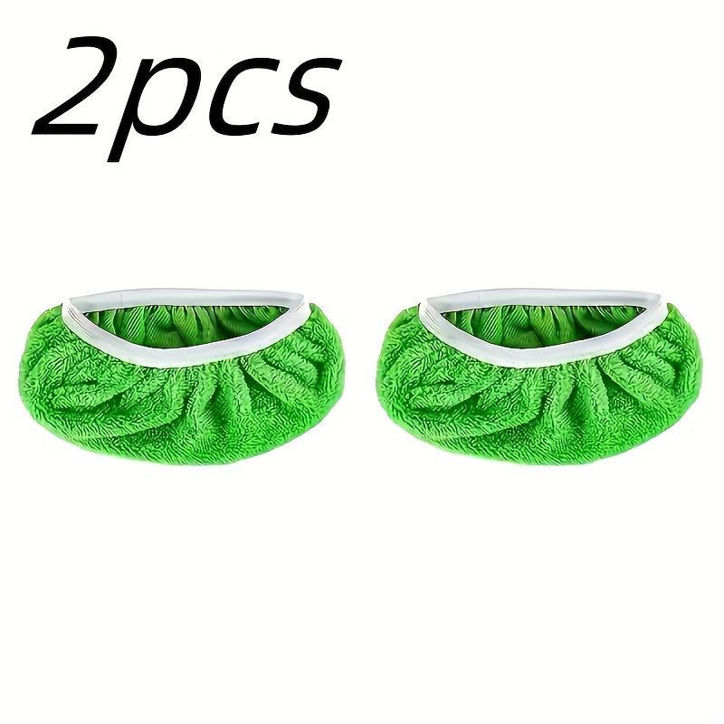 2/4 Hochwertige Wiederverwendbare Mopp-Ersatzpads: Waschbar, Langlebig, Doppelt verwendbar für Nass- und Trockenreinigung mit Überlegener Saugfähigkeit