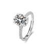 European Style Oval Diamond Pigeon Egg Ring - Luxurious Gift for Girlfriend