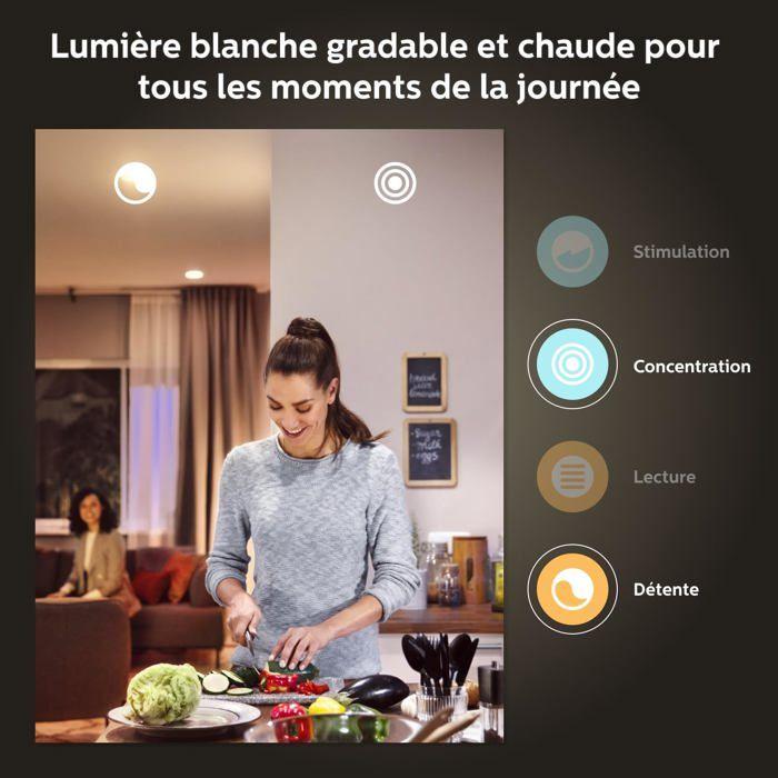 Ampoule LED - Philips - Hue White - E27 - 30000 heures - Classe A+