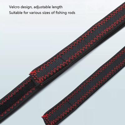 Portable Fishing Rod Protective Sheath Case Fly Fishing Rods Cover Pole Bag Holder Belt Straps Wrap Tools Accessories