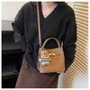 IELGY Ladies Messenger Bag Retro Fashion All-Match Portable Bucket Bag