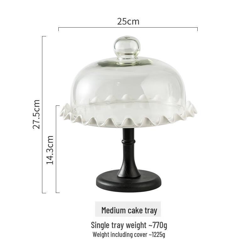 

Abay Wooden High-Footed Cake Stand