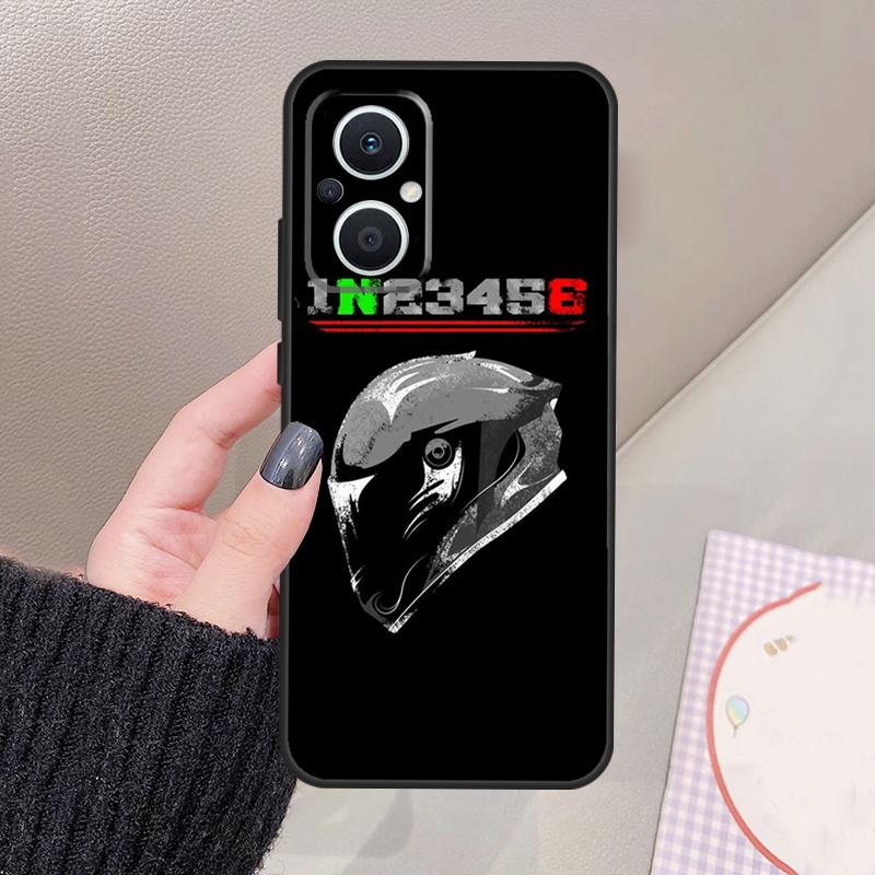 1N23456 Motorcycle Funda For OPPO Reno 10 11 12 13 14 Pro 8 7 Lite 11F 12F 13F 14F OPPO Find X8 X5 X6 Pro Case