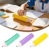 Pencil Shape Pen Bag Silicone Stationery Organizer Multi-functional Stationery Pouch  Gift