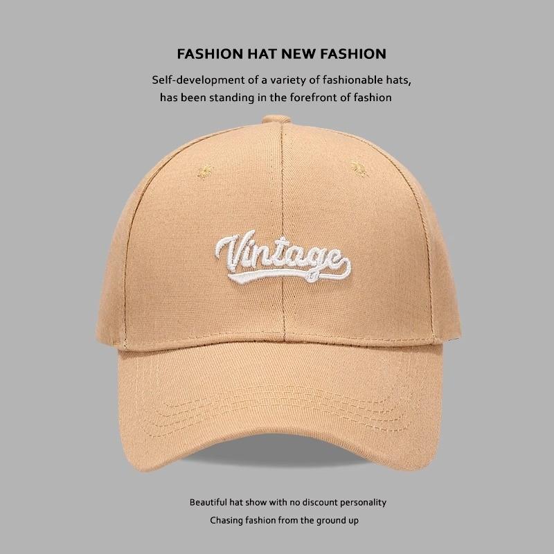 Stylish Cotton Baseball Cap With Embroidered Lettering For Women And Girls хаки