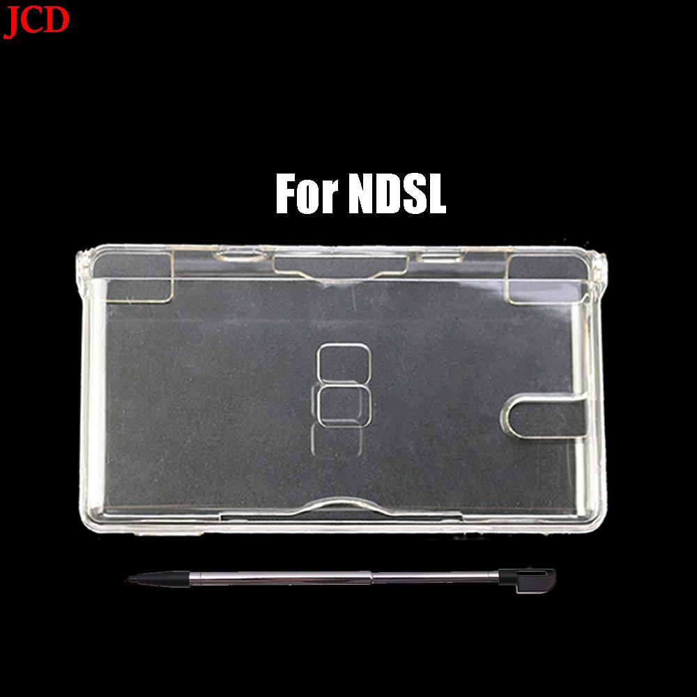 

JCD Transparent Crystal Case Clear Hard Cover Shell For Nintend DSL NDS Lite NDSL for DSi NDSi Console & Touch Screen Pen