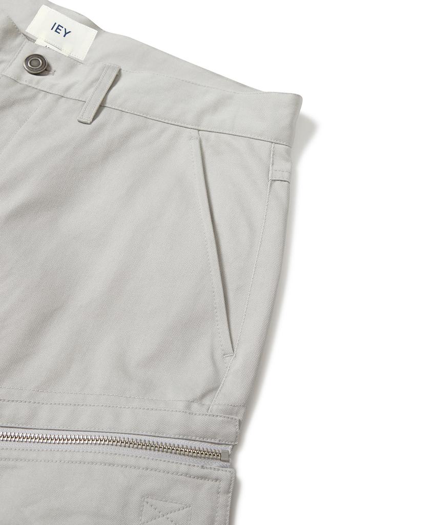 IEY Tool Over Cargo Pants Light Gray