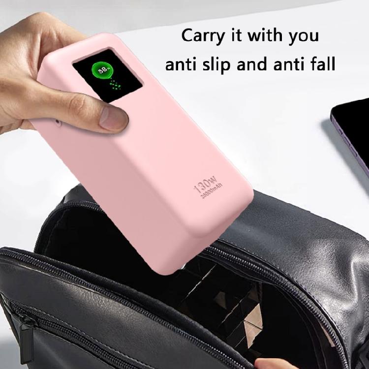 Durability Silicone Shell For  20000mAh 130W Powerbanks Cover NonSlip Grip Dustproof Protections Cover Sleeve