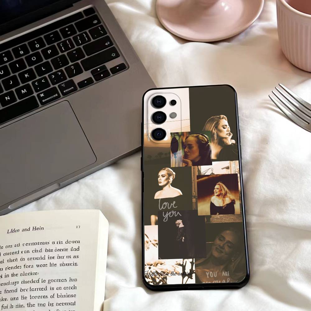 Singer A-Adele Phone Case For Samsung S25,24,23,22,30,21,10,9,Ultra,Plus,Lite,FE,4,5 G Soft Black Case