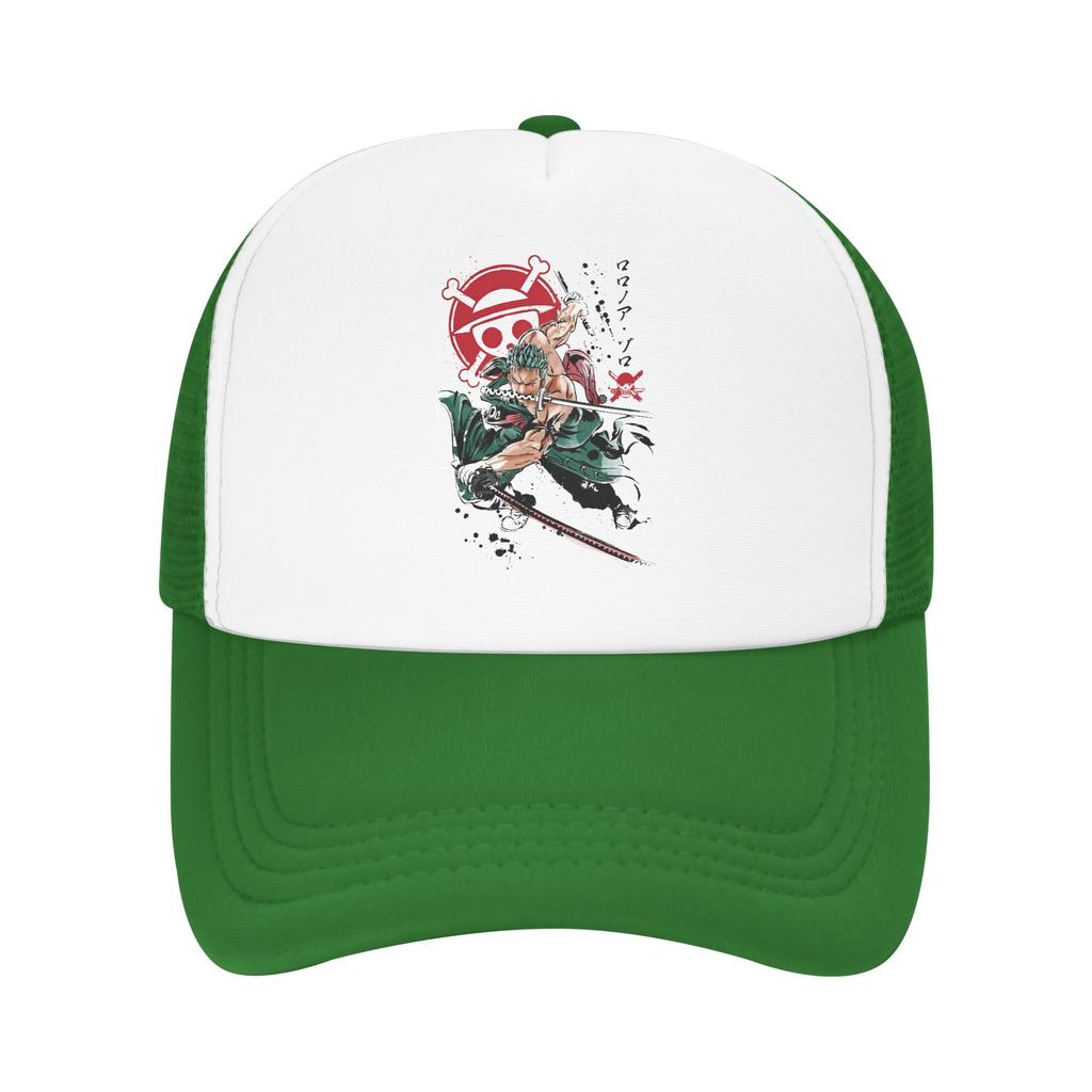 Zoro Mesh Baseball Caps Adult Fashion Trucker Hat Roronoa Zoro SwordUnisex onepieces  Unisexga Adjustable Summer Sports Cap