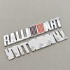 3D Metal Car Styling Logo RalliArt Rear Trunk Emblem Badge For Mitsubishi RalliArt Lancer Ralli Art 9 10 Asx Sticker Accessories UN1