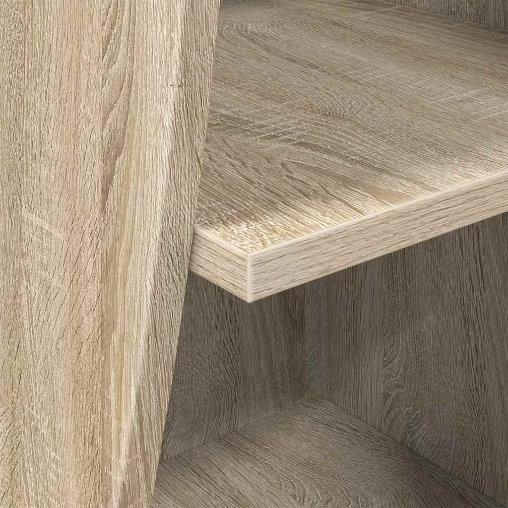 Corner Cabinet Sonoma Oak Finish 32 X 32 X 102 Cm Particleboard