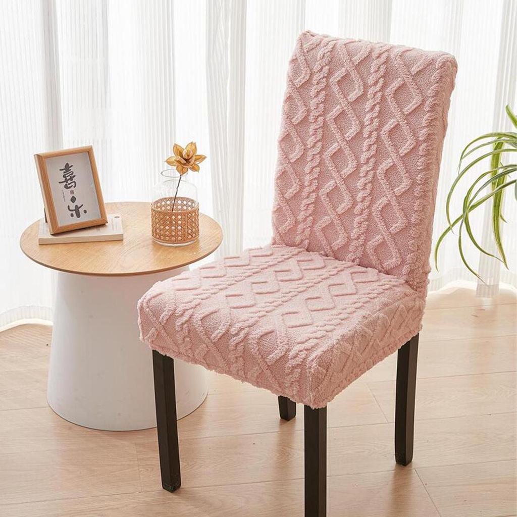 Modern Minimalist Cable Knit Elastic Chair and Stool Cover