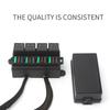 12V Relaiskastenblock 8-fach Atc/Ato Sicherungsblock Universell Wasserdicht Sicherungs- und Relaiskasten-Kit Für Auto Lkw