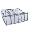 Underwear Organizer Mesh Foldable Breathable Multi Cells Socks Storage Box for Bras Panties6 Cells