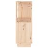 Bookshelf Room Divider 20.1 x 9.8 x 27.6 in (51 x 25 x 70 cm) Solid Pine Wood