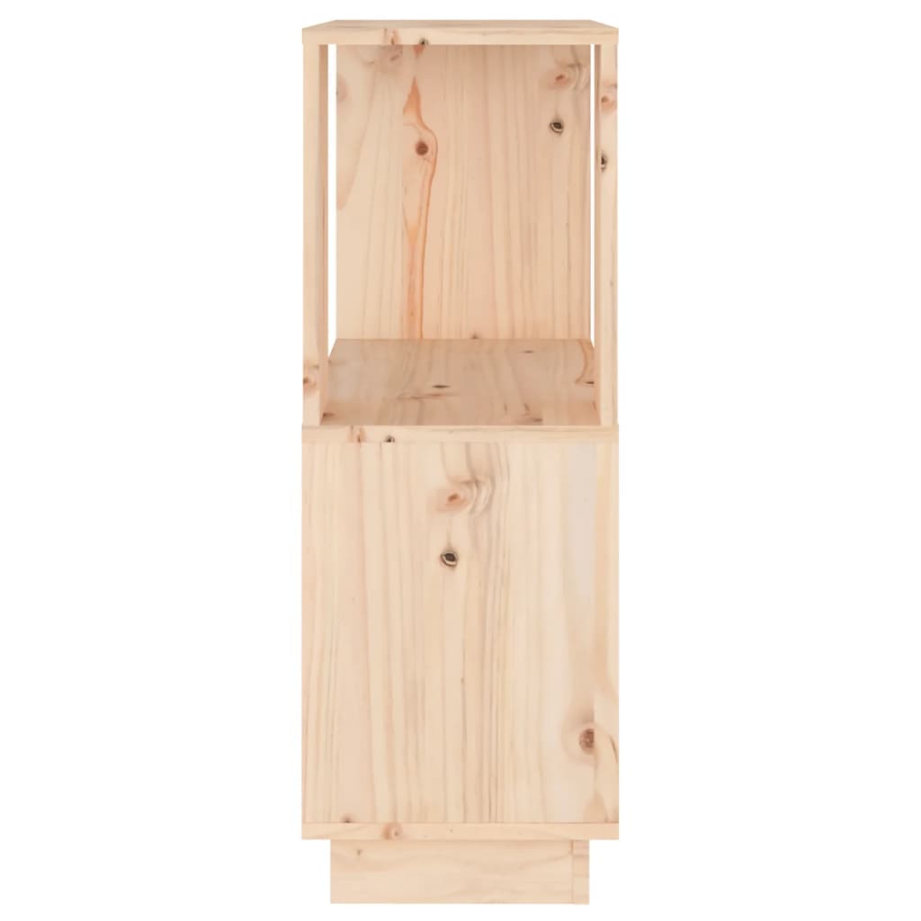 Bookshelf Room Divider 20.1 x 9.8 x 27.6 in (51 x 25 x 70 cm) Solid Pine Wood