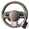 Hand Stitched Non-slip Artificial Leather 2015-2017 Outback 2014-2017 Forester 2015 Steering Wheel Cover For Subaru Legacy XV