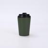 12oz Edelstahl doppelwandig tragbarer Thermobecher für Kaffee - Modisches und langlebiges Sport-Thermosflasche