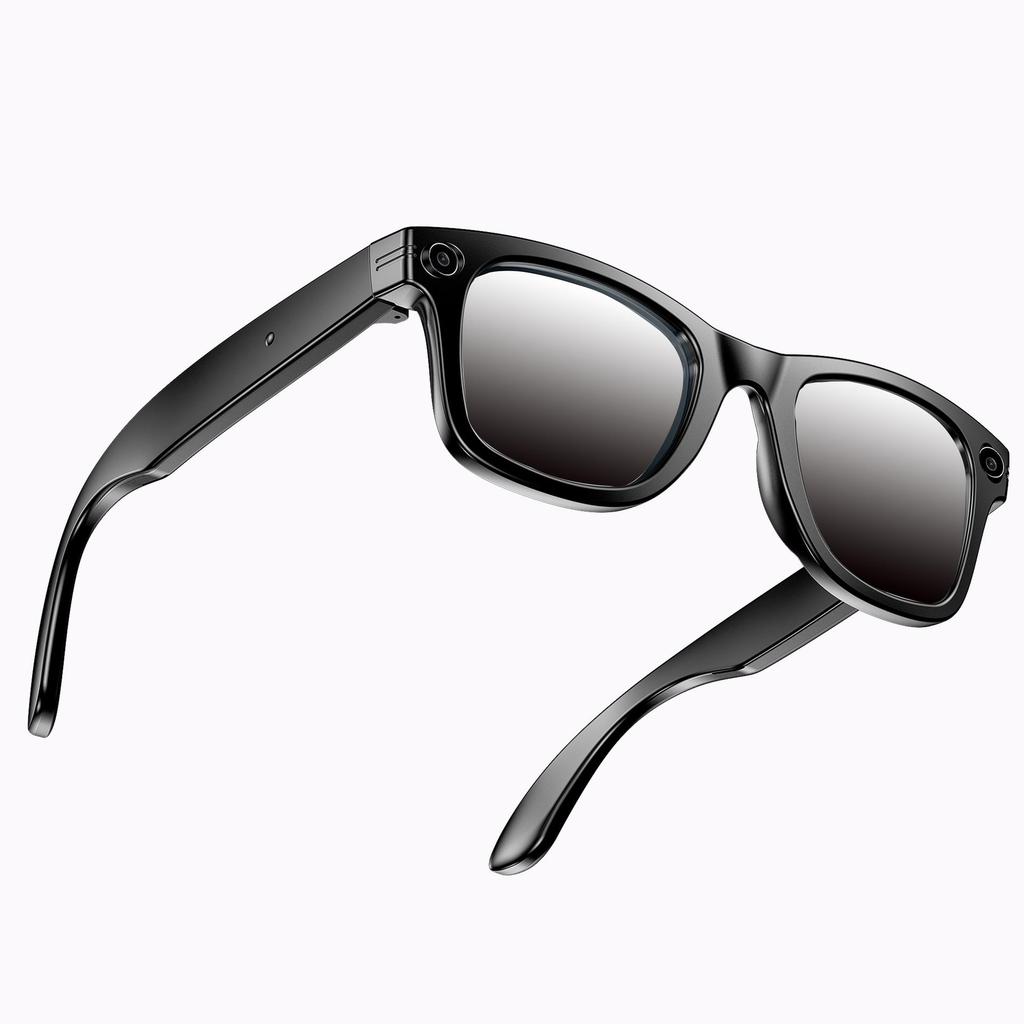 AI W600 Smart Glasses: Bluetooth Camera with Video Recording, Image Stabilization, Voice Recognition, Call and Translation Features.