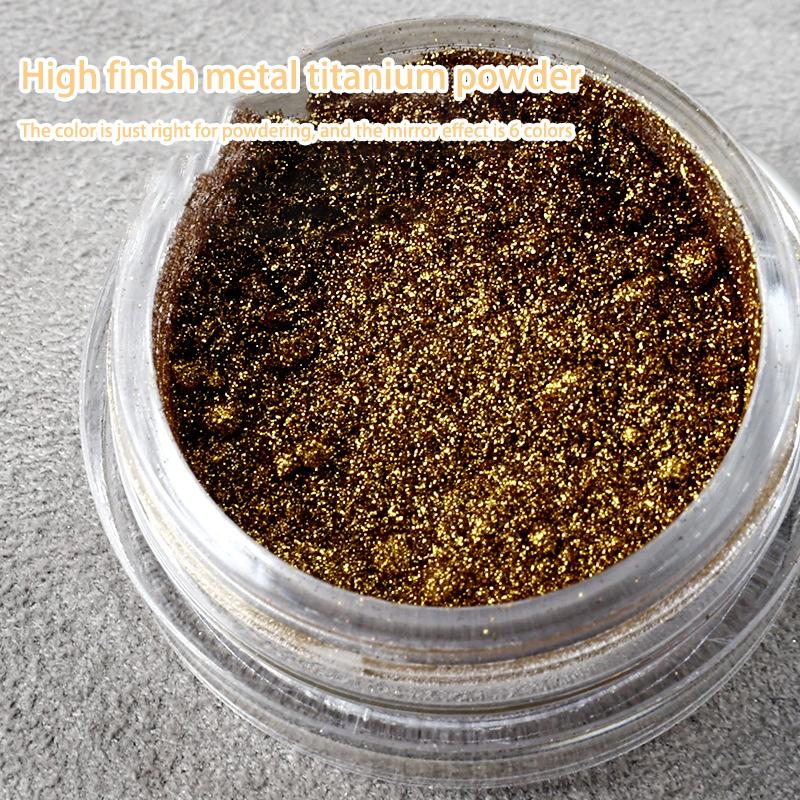 Metallic Mirror Powder Nail Art Glitter Rose Gold Champange UV gel Polish Chrom Dust Metallic Effect Painting Pigment