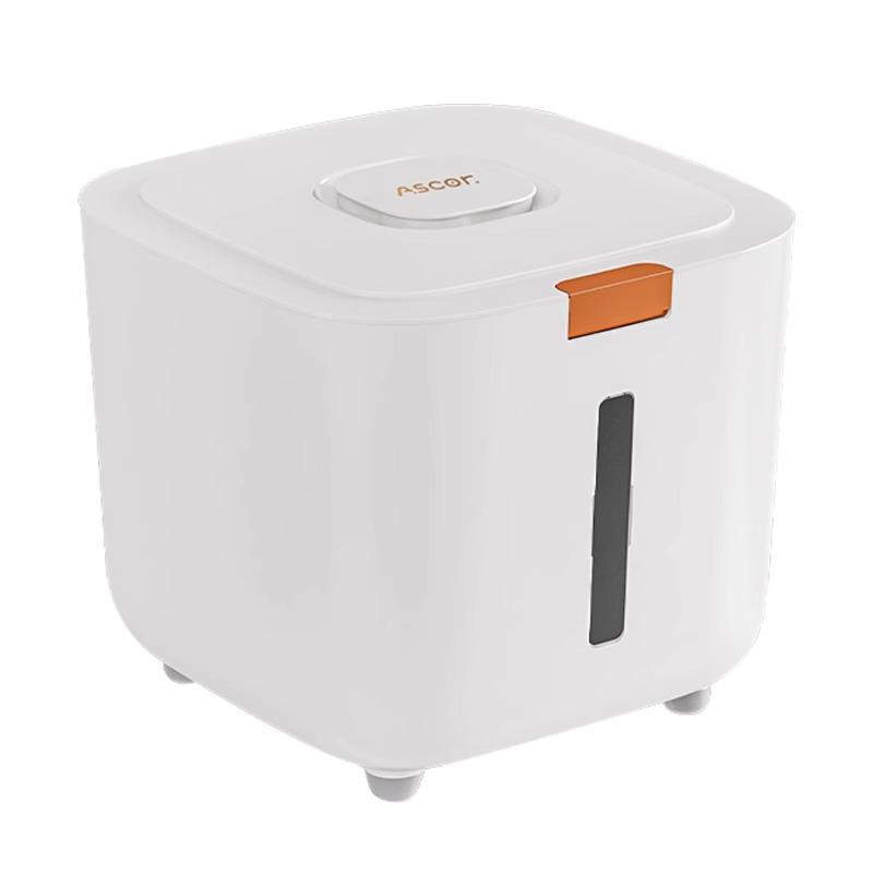 2026 Pet food storage barrel large storage barrel food sealed moisture-proof cat food barrel storage cat food dog food barrel Pet foo 27.2*27.2*25.5CM