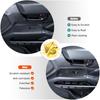 Center Console Gear Shift Cover Trim Sets for Toyota Tacoma 2024 2025 2026, Cup Holder Window Switch Frame Cover Trim Decoration Accessories (Carbon