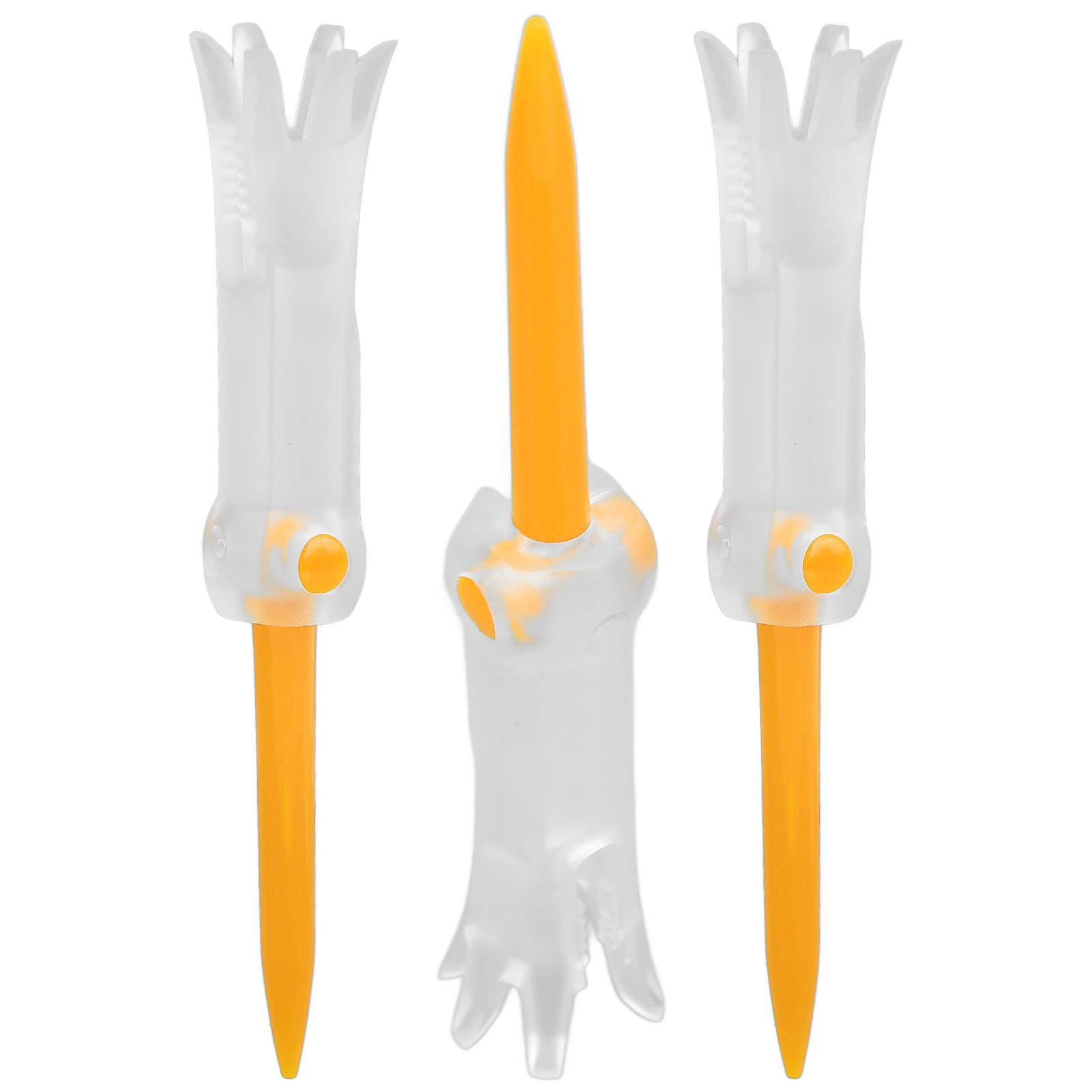 

Foldable Training Golf Tee Anti Flying Rotatable Practice Accessories Ball Studs for GolfOrange