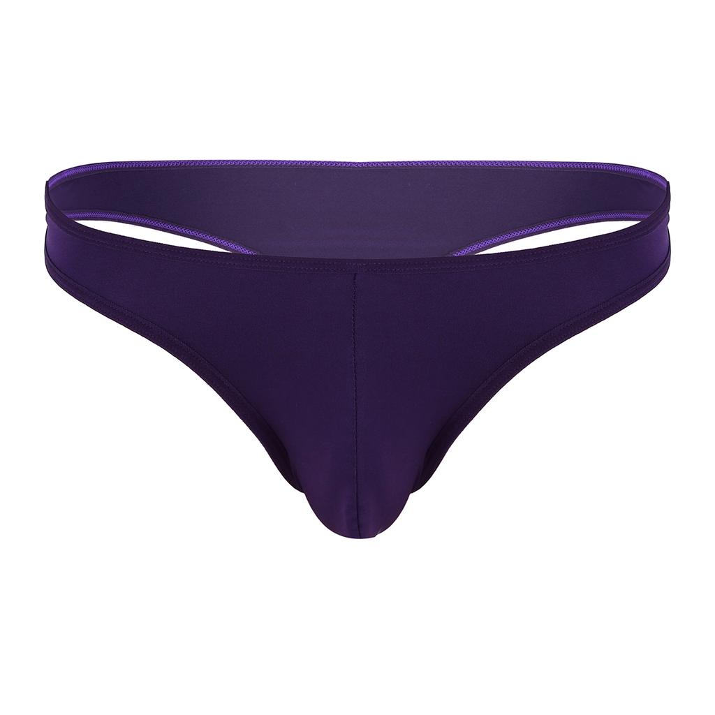 Men's Sexy Pouch Thong Bikini Briefs O-Ring Enhance Jockstrap T-Back Underwear