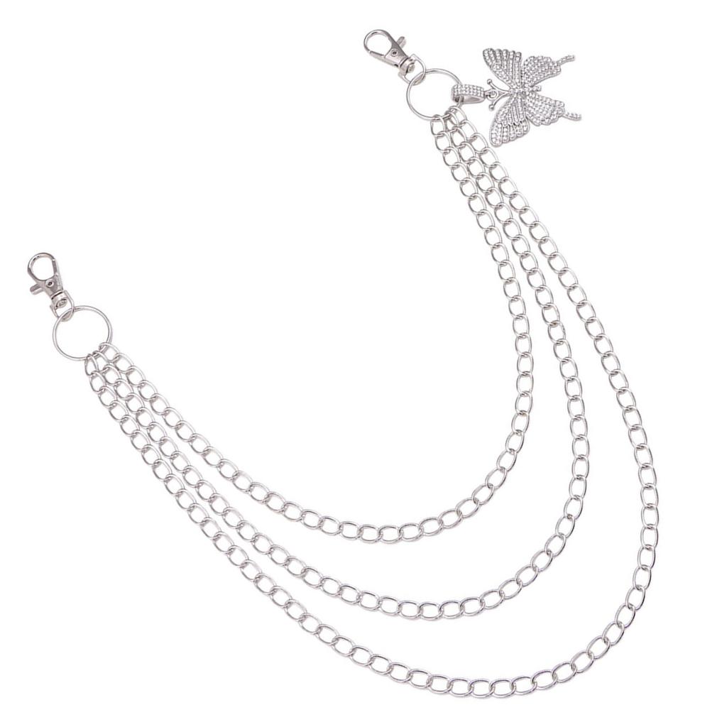 Fashionable Multi Layer Pants Chain Belt Pendant for Versatile Styling and Enhancing Outfit Appeal Rust Resistant Metal