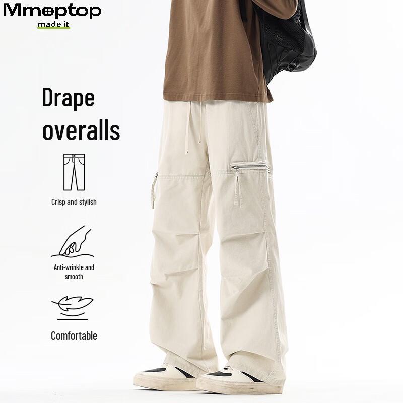 

MMOPTOP Men s Trendy Straight-Leg Casual Pants L