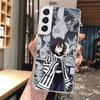 Demon Slayer Obanai Iguro miękki futerał na telefon do Samsung Galaxy S23 S22 Ultra S21 Plus S20 Fe S10 Lite S9 S8 + S10e S7 wzór krawędzi