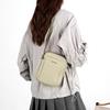 Men's Lightweight Nylon Crossbody Bag Small Vertical Shoulder Sling Bag for Travel Daily Commute
