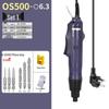 Oushen 801800 Electric Screwdriver Set with High-Quality Motor and Straight Handle for Household Use
