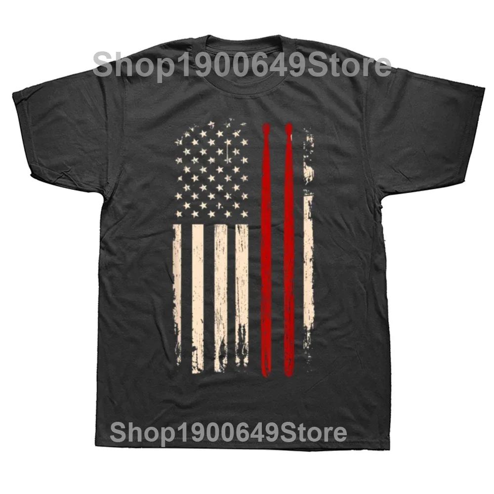 Drummer TShirt DRUM Drumsticks Drumming Musician Shirt Gift TShirt New Arrival Men Top TShirts Outdoor T Shirt Cotton