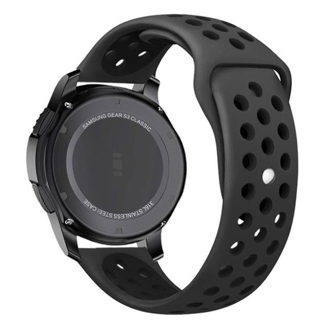 20mm/22mm Silicone strap For Samsung Galaxy Watch 4/3/Huawei Watch 3/GT Sports Breathable Bracelet band For Amazfit GTR/Active 2