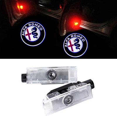 Car Courtesy Lamp with Alfa Romeo Logo High Brightness LED Chip Courtesy Light Door Light Set of 2 Doors