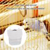 Parrots Feeders Food Container Feeding Box Antispill Birds Feeding Supply Clear Seethrough External Food Cup Feeders 6PC