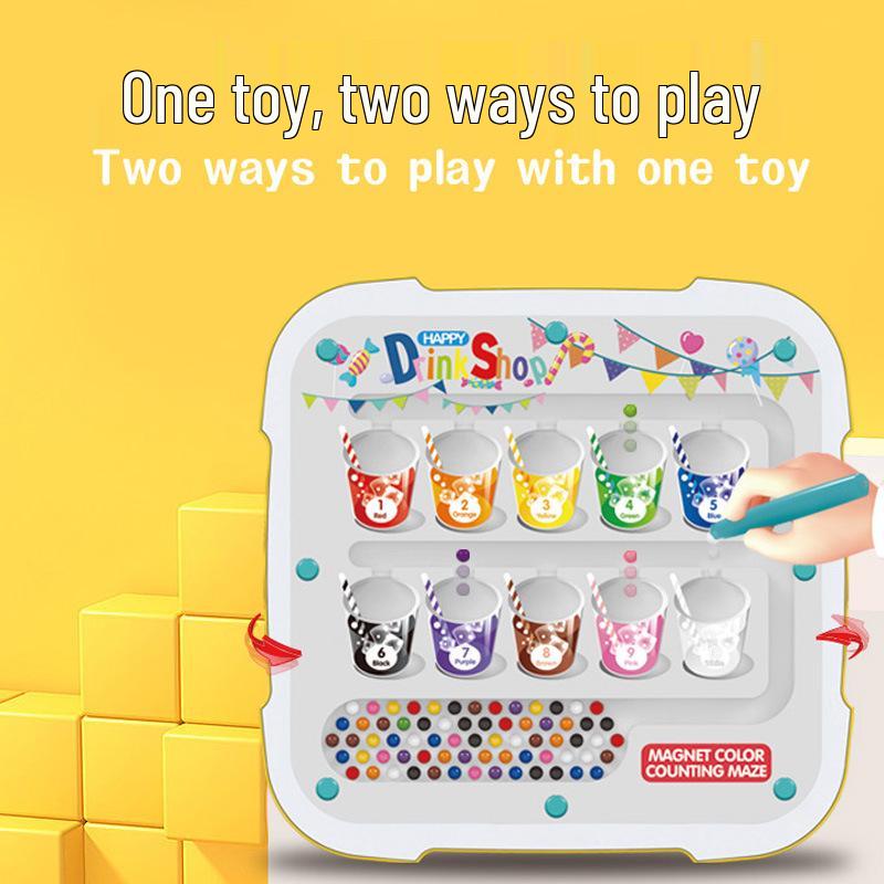Children's Magnetic Tracing Board with Stone Pen: Educational Toy