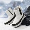 Snow boots women's high-top large-size velvet warm outdoor shoes overalls zipper hiking Northeast hiking shoes