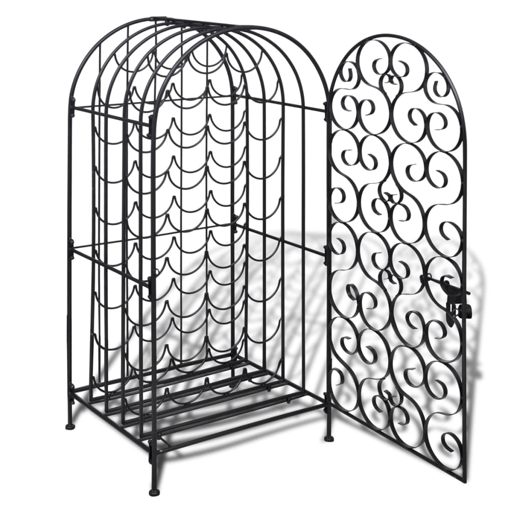 35 Flaschen Weinregal Metall