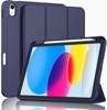 Three-Fold PU Case Pencil Holder for iPad Air 11-Inch 7th/6th Generation 2025/2024 Air 5th/4th 10.9-Inch 2022/2020