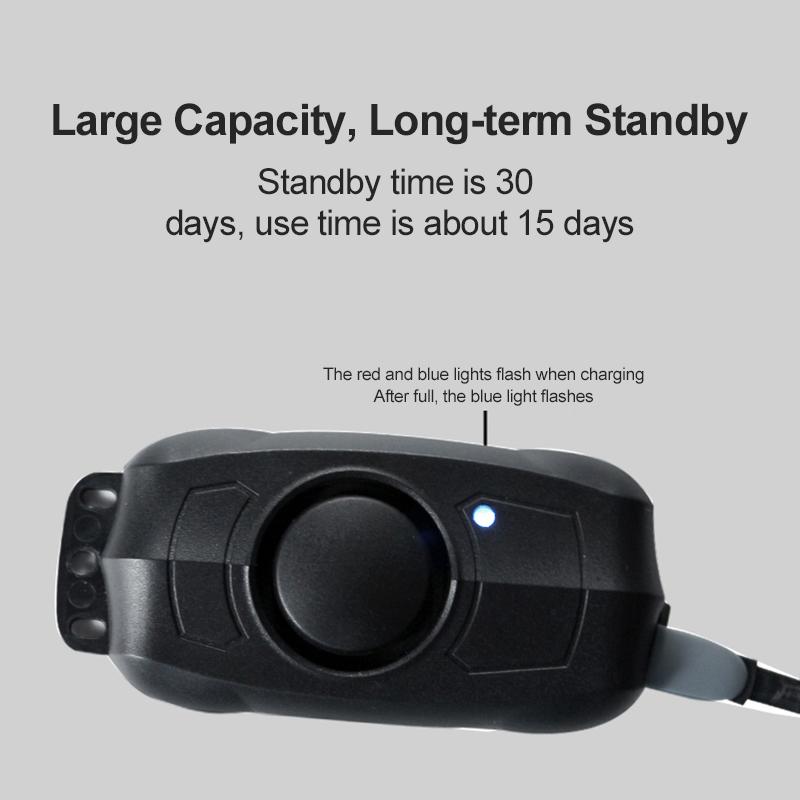 Anchtek USB Charging Anti-Theft Bike Vibration Alarm Wireless Remote Control Security System Electric Bike Car Motorcycle Alarms