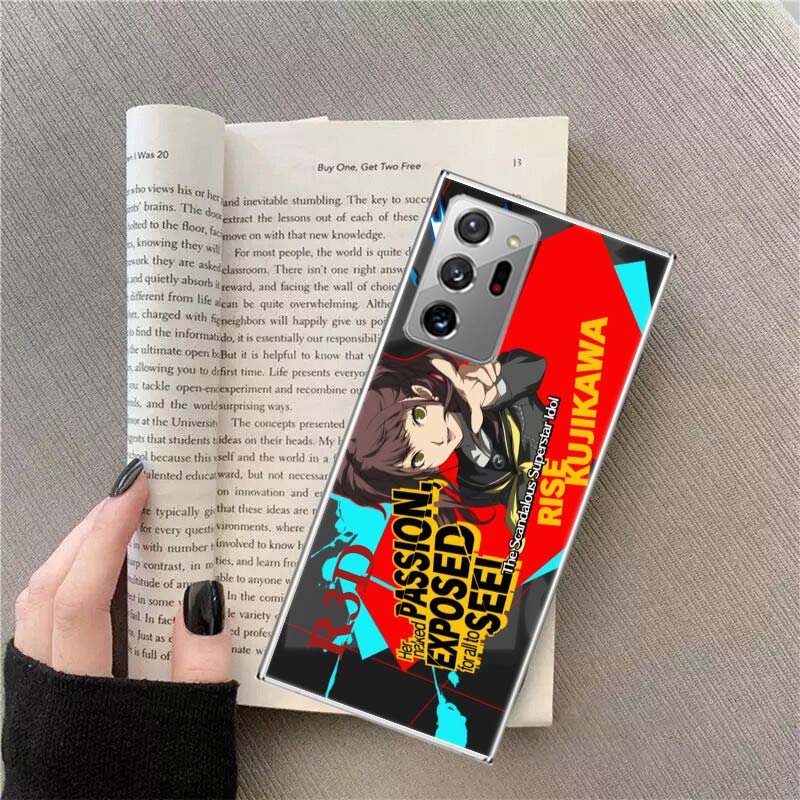Persona 4 Anime Phone Case For Samsung S24 S23 FE S22 S25 Ultra S21 Plus Galaxy S20 FE S25 Edge Cover Capa Soft TPU Fundas Coque