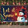 Winter Display Festive Holiday Background Christmas Banner Holiday Themed Winter Scene Background For Xmas Event Snow Festival