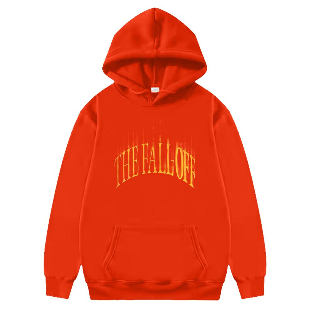 

Дж. Худі з принтом у стилі хіп-хоп Cole J.Cole THE FALL OFF Графічні Худі Вуличний Стиль Мода Чоловіки Жінки Пуловери Повсякденні XS помаранчевий