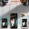 Vlog Selfie Monitor Screen Magnetic USB Rechargeable Wireless Screen Mirroring Phone Back Camera Selfie